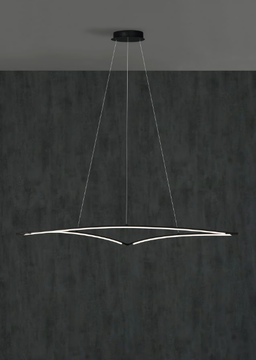 RITA DELTA - LED aluminium pendant lamp by Olé Lighting - view 3